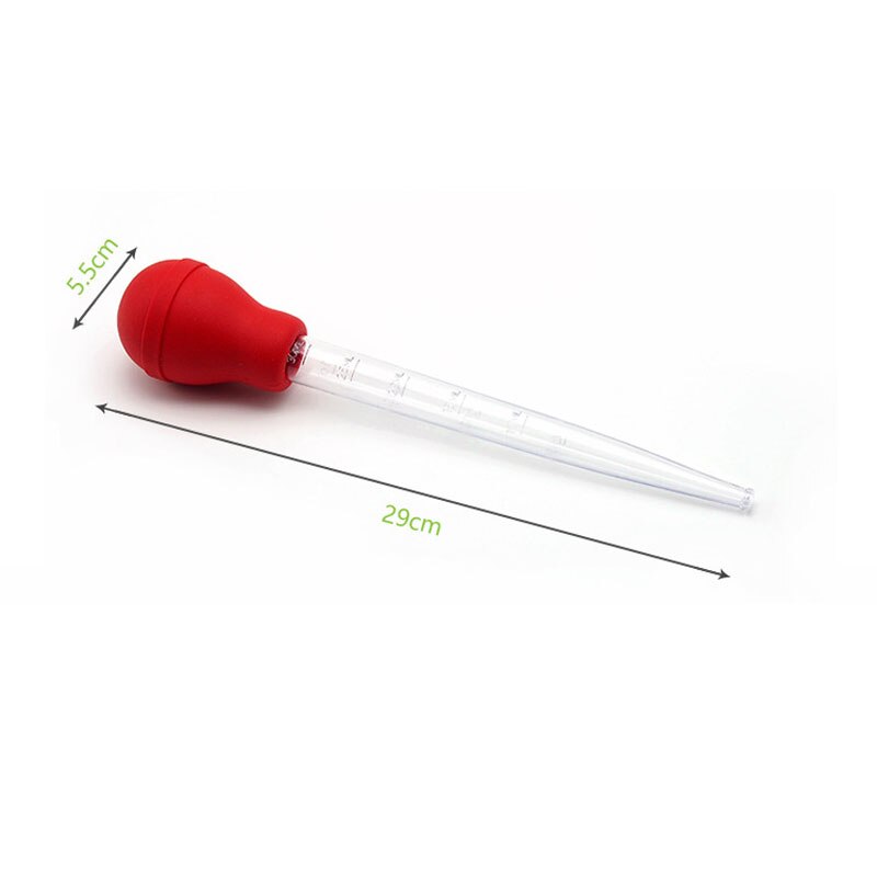 1 stk 30ml plast kalkun baster med en stor silikone pære let grill madlavning værktøjer køkken vigtigt