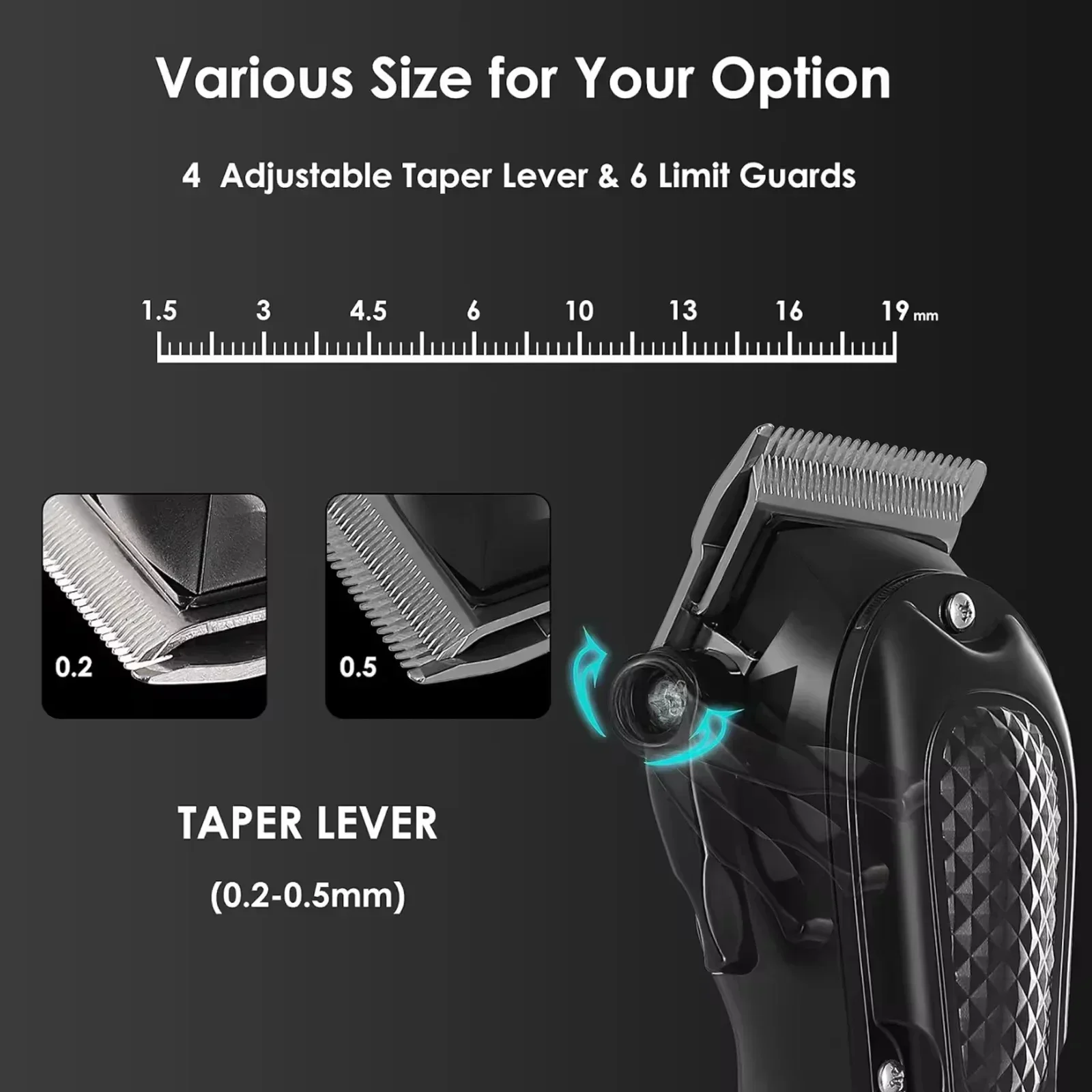 Kemei Men's Hair Clipper KM-1071 KM-2299 Cordless Hair Clipper Men's Beard Trimmer Electric Haircut Beauty Kit