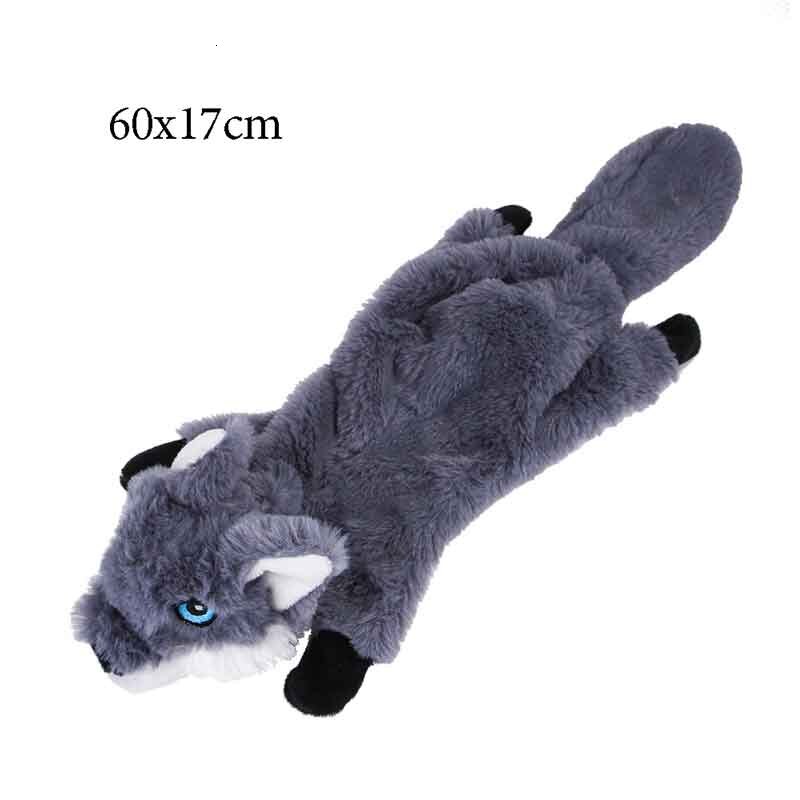 Juguetes Para Perros resistentes a mordeduras para perros grandes, mascotas interactivas, Bulldog Francés, juguete de felpa con sonido de peluche, Fleece, chirriante, suministros para mascotas: D