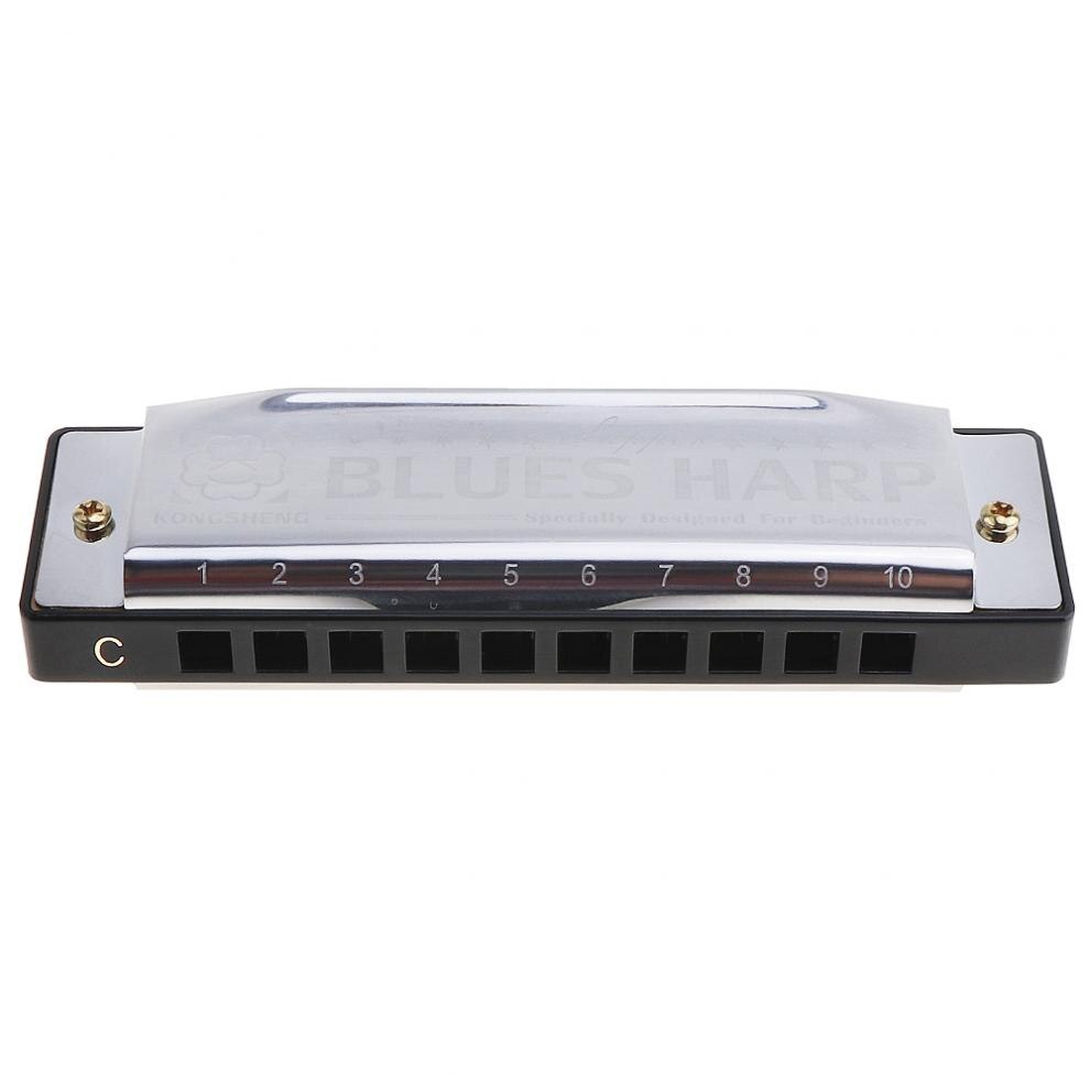 10 Holes Harmonica Diatonische Blues Harp Mondharmonica Muziekinstrument Rvs Voor Kinderen