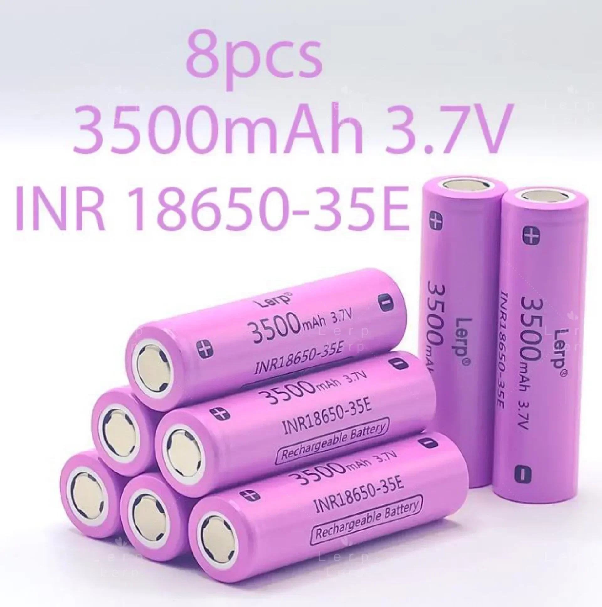 100% original lithium-ion rechargeable battery, 18650 3500mAh, 3.7V 25A, discharge INR18650 3500mAh, strong light flashlight. Po