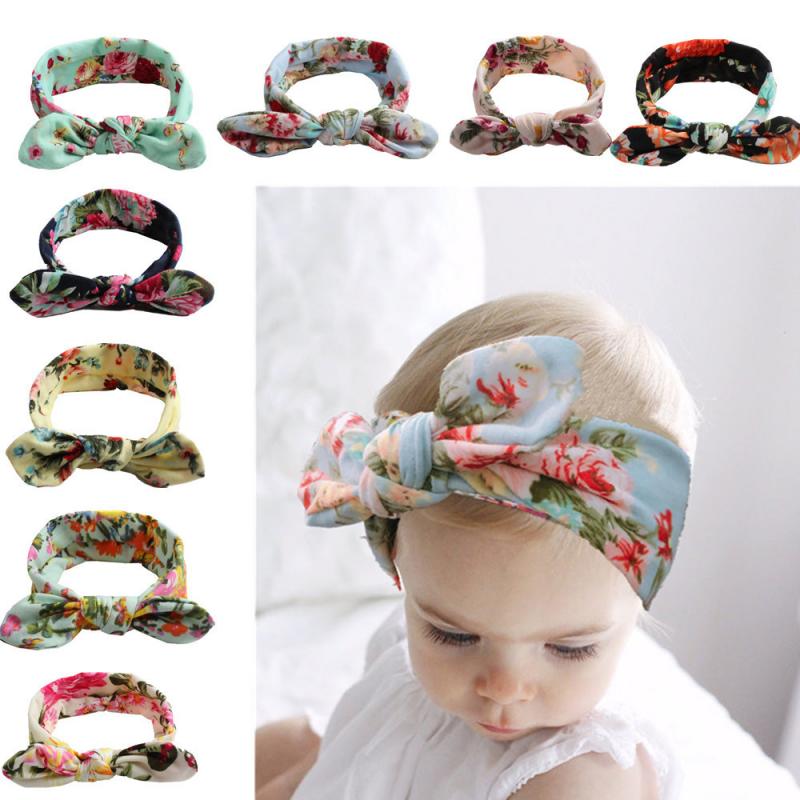 Kinderen Print Cross Hoofddoek Bandage Hoofdband Multi-Stijl Meisje Zomer Wassen Haar Accessoires Kleine Verse Mode Hoofdtooi