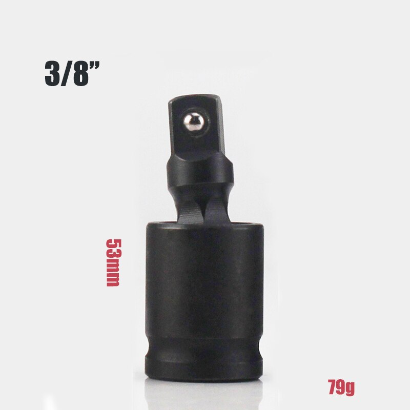1/4 "3/8" 1/2 "pneumatique universel Joint ensemble cliquet Angle rallonge barre adaptateur de prise manuel pliable adaptateur prise outils: 0.375 inch