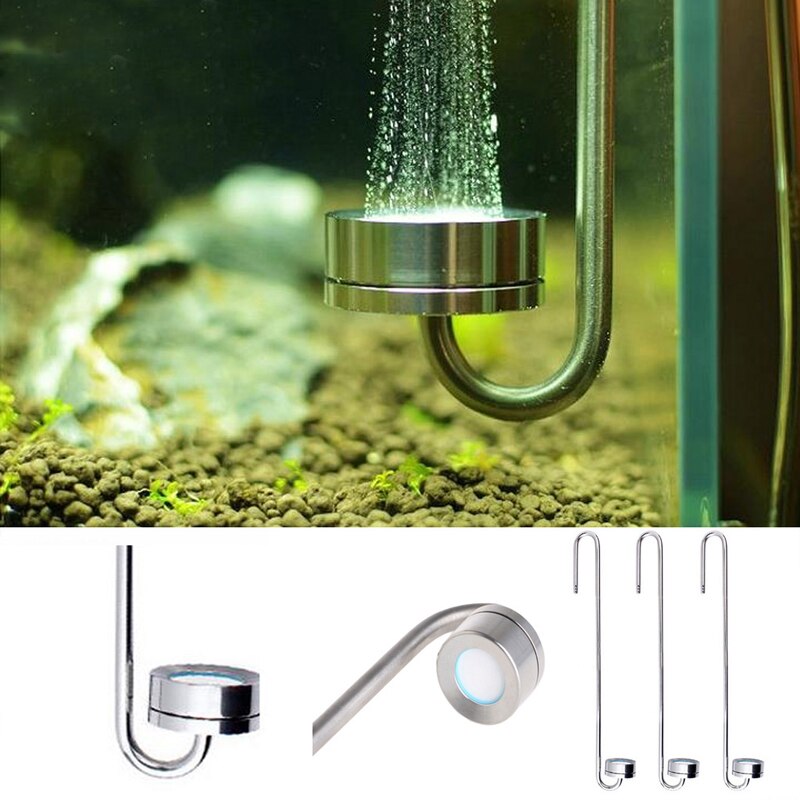 Aquarium Ultra Thin Stainless Steel CO2 Diffuser Excellent CO2 Dissolve Rate