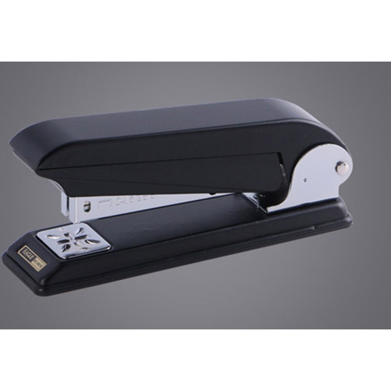 grapadora agrafeuse Stapler Office supplies school stapler office bookbinding 24/6 26/6 360 degree rotation: black