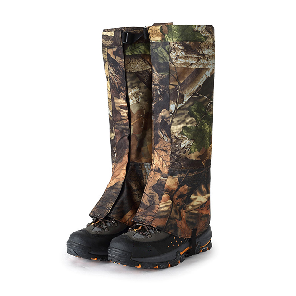 draussen Schnee Stiefel Abdeckung Fuß Schutz Gamasche Hohe Bein Gamasche Schuhe Abdeckung Wasserdicht Skifahren Wandern Camping Gamaschen Tarnung