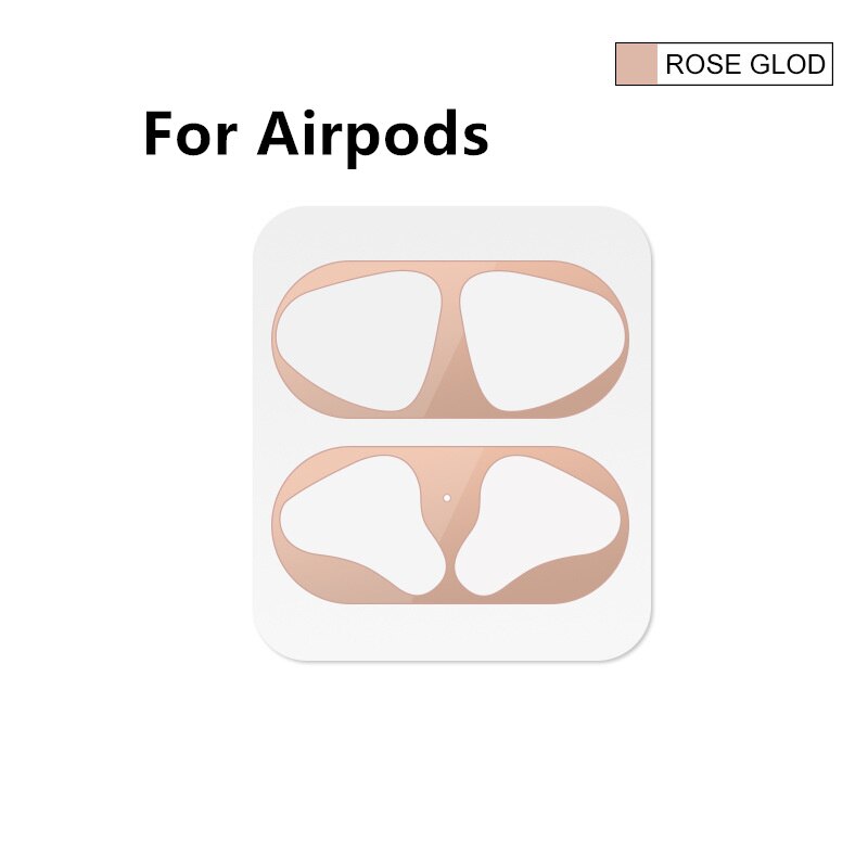 Dust Guard Voor Apple Airpods 1 2 Bluetooth Oortelefoon Metalen Voor Airpods1 Air Pods 2 Draadloze Hoofdtelefoon Opladen Box Stofdicht case