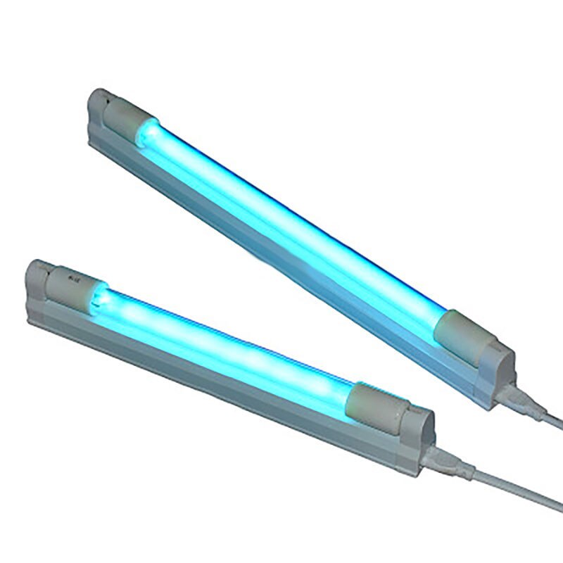 Disinfection Lamp Rod UV Germicidal Lamp Ozone Quartz Disinfection And Sterilization Lamp 220V 8W EU Plug Household Disinfection