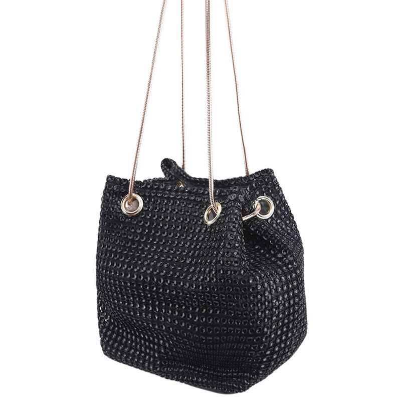 Kupplung-tasche mit diamanten, strass-ketten-schultertasche für damen, luxuriöse damenhandtasche für abend/Party/hochzeit, silberne beuteltasche