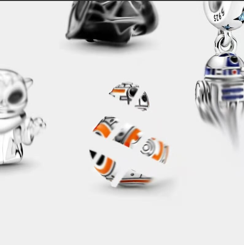 arrivals 925 Sterling silver beads star war charms