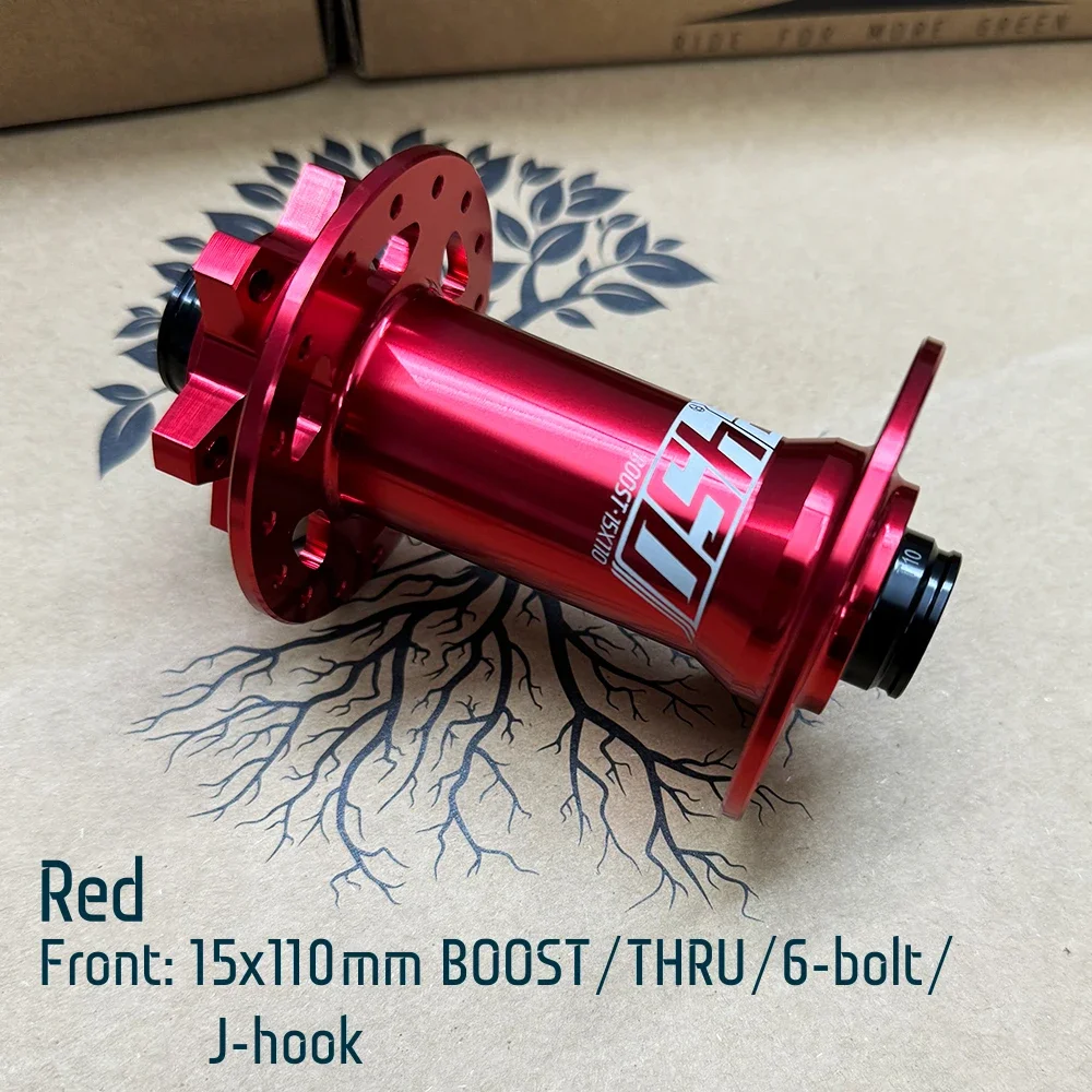 Koozer 450 Boost Front Hub TA 15x110 Thru Axle Hub 28H 32 Holes 6 Bolts Disc 2 Sealed Bearing Light Bike Parts Bicycle Hubs: Blue