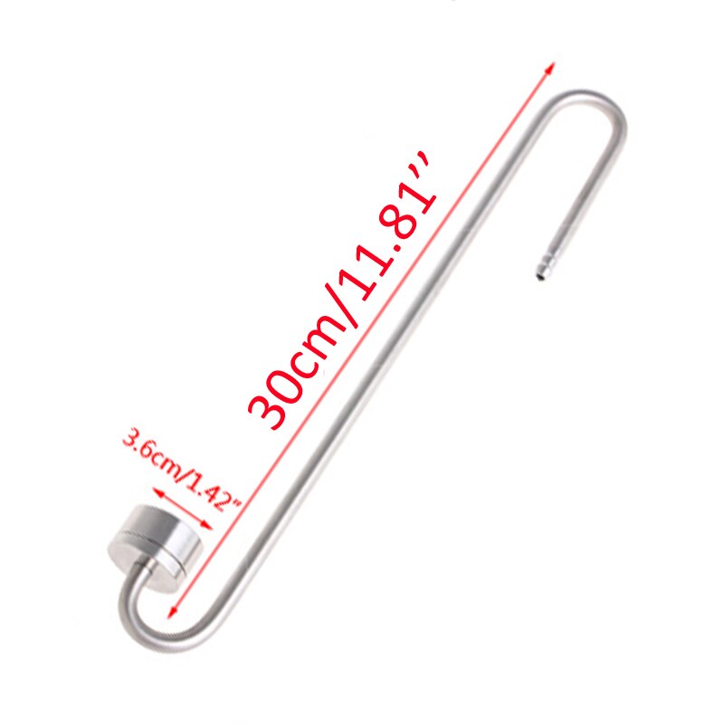 Aquarium Ultra Thin Stainless Steel CO2 Diffuser Excellent CO2 Dissolve Rate: L300