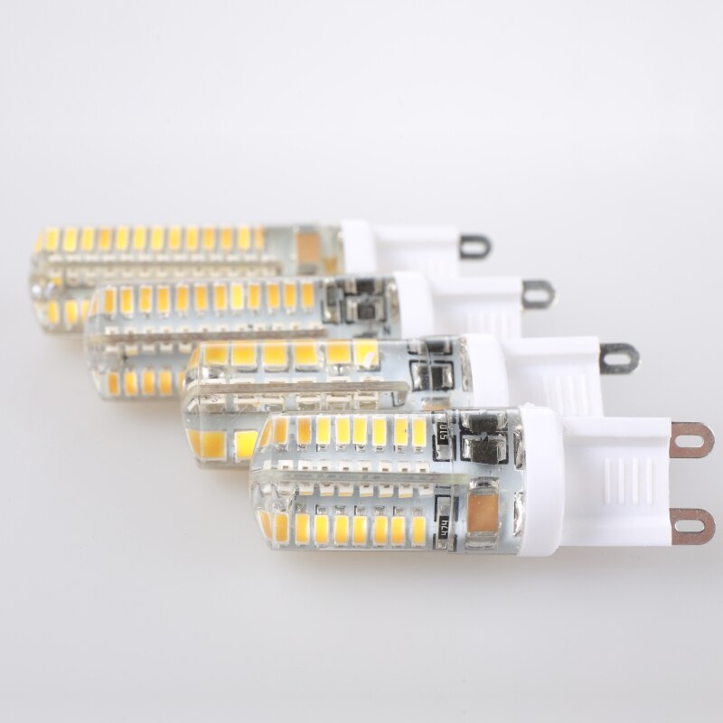 Lámpara LED G9 7W 9W 10W 11W bombilla de maíz AC 220V SMD 2835 3014 48 64 96 104Leds lámpara LED 360 grados reemplazar lámpara halógena