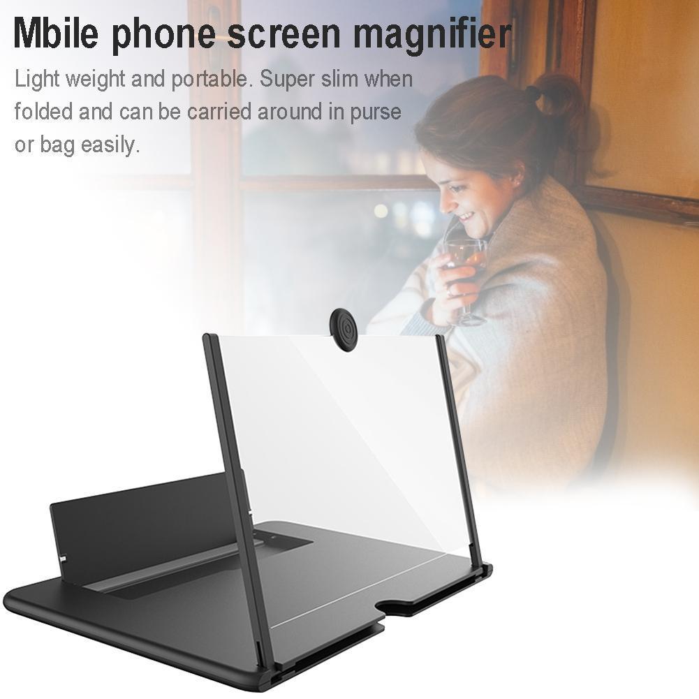 10inch Phone Screen Magnifier Amplifier HD Video Magnifying Phone Bracket Holder