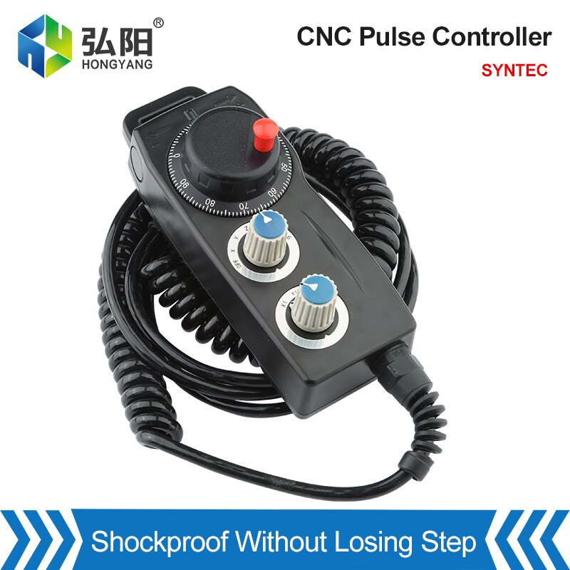 CNC Controller Machine Tool SYNTEC Electronic Handwheel Manual Pulse Generator 4-Axis Encoder Handheld Box Original