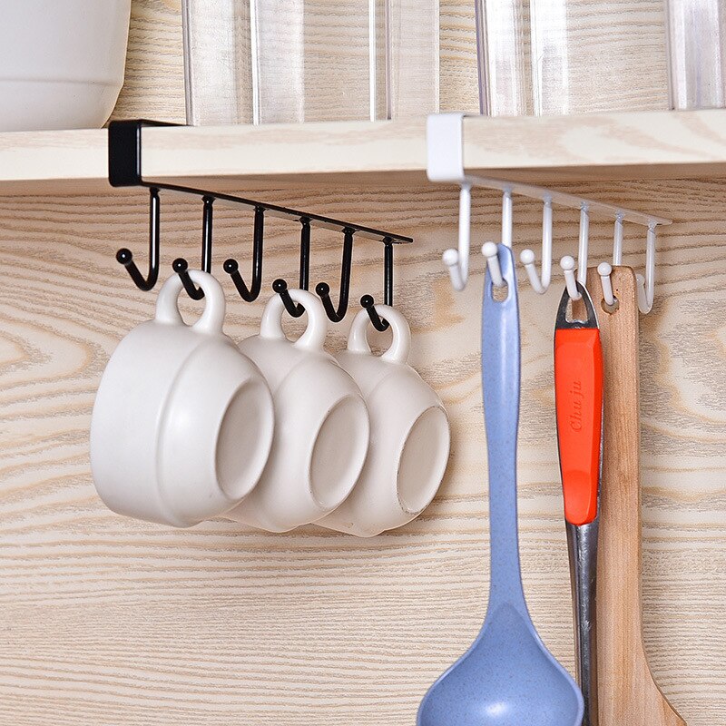 Porte-tasse à café 2 couleurs, crochet de suspension armoire porte-tasse à café égouttoir placard sous étagère pour tasse outils de Cocina accessoires de maison