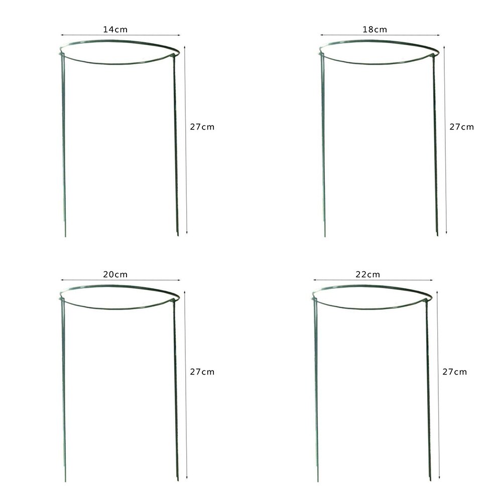 Cadre de Support en métal pour plantes de jardin, ornement de jardin en treillis grimpant, avec anneau de pivoine
