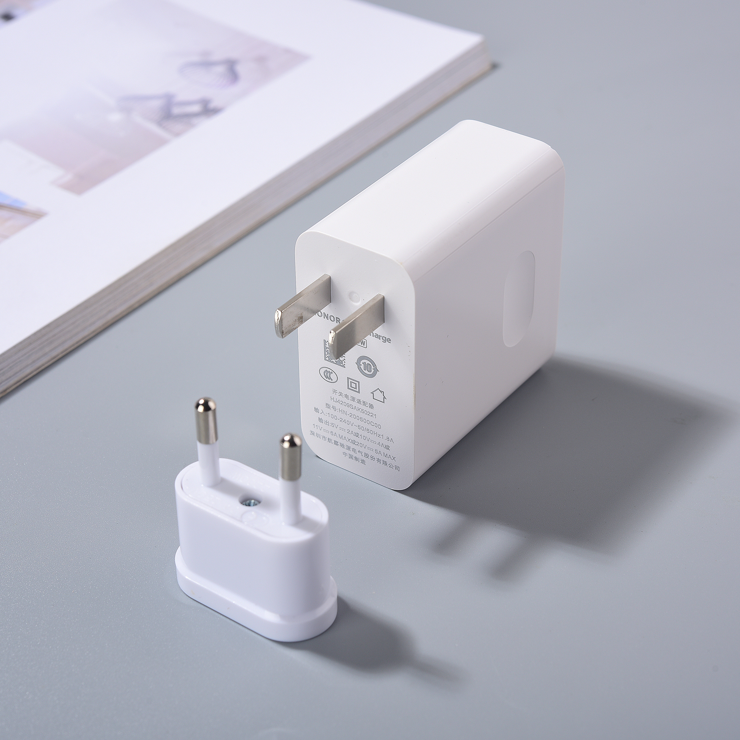 Cargador rápido Original para Honor 200, 100, 90, 80 Pro, 100W, adaptador de supercarga 6A, Cable USB C para Magic 6, 5, 4 Pro, Lite V, V2, V3, VS2: IL