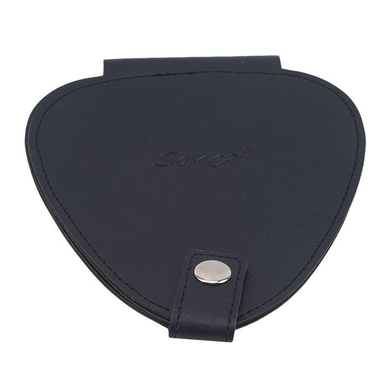 1Pc Plectrums Case Pu Leer Gitaar Peddels Opbergtas Met Sleutelhanger Peddels Pakket Case Gitaar Accessoires