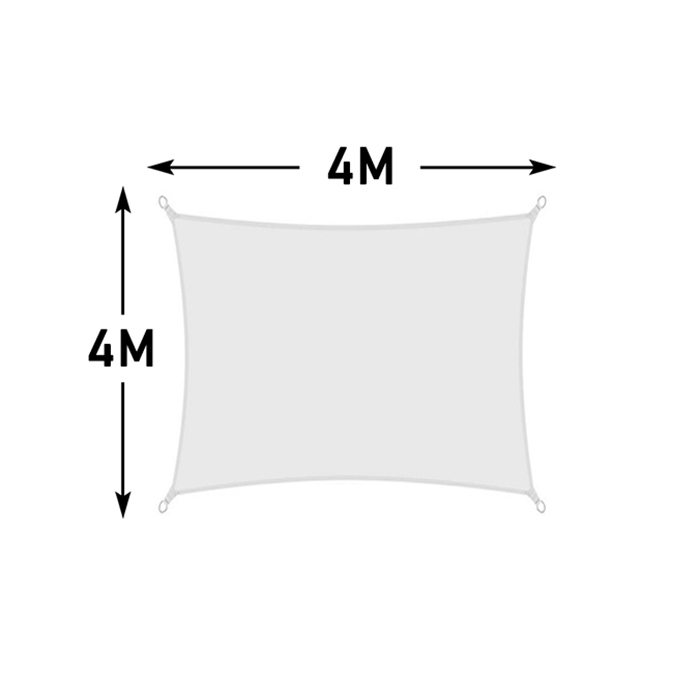 White All size 420D Waterproof Sun Shade Sail Square Rectangle Triangle Garden Terrace Canopy Pool Shade Camp Hiking Yard Awning