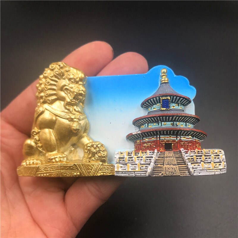 Fridge Magnets China Beijing Great Wall Tourist Souvenir Magnetic 3D Refrigerator Sticker Kitchen Decor Chinese Style Ideas: 12