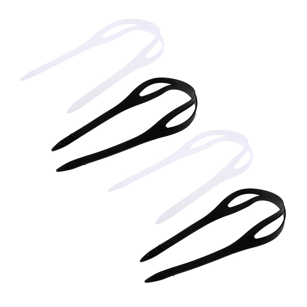 Pack 4 Universal Swimming Swim Goggles Strap Band - Comfortable & Durable