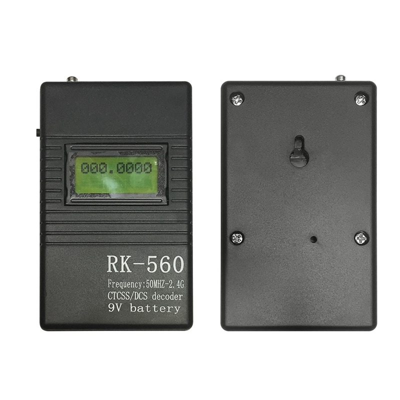 Detector de frecuencia de RK-560 superior 50MHz-2,4 GHz Mute de frecuencia medible