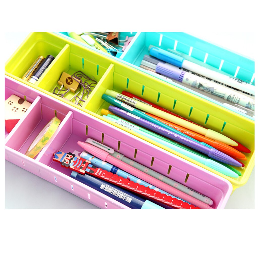 Verstelbare Lade Organizer Keuken Bestek Divider Case Makeup Pen Kantoor Opbergdoos # Sw