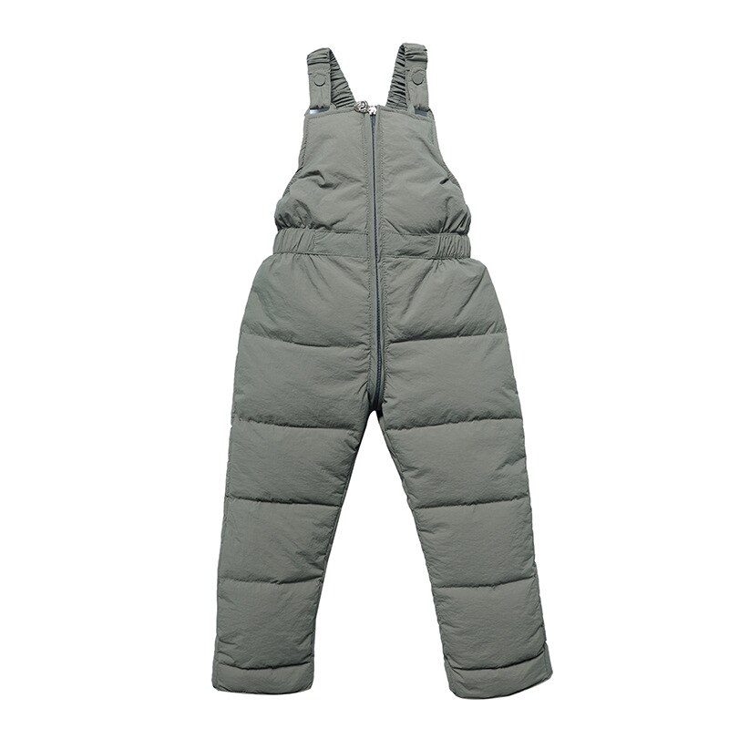 Herfst winter kinderoveralls meisjes jongens&baby's warme winddichte broeken dikker voor kinderen ruien: Groente / 18m