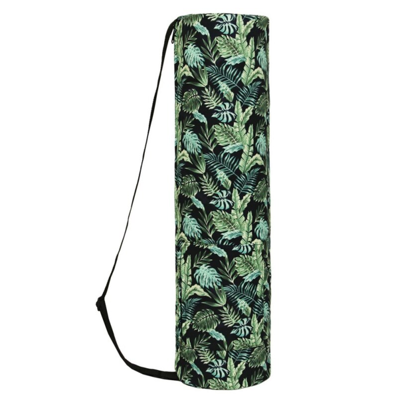 Gym Mat Case With Zipper Drawstring Bags Easy Carry Yoga Backpack Home Indoor Yoga Mat Storage Bag Printed Yoga Mat Bag Backpack: green