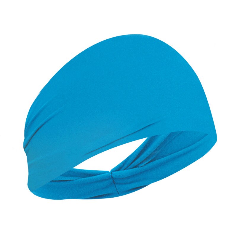 Mannen Sport Hoofdband Zweet Riem Sport Oefening Track Hoofdband Elastische Vochtopname Zweet Verwijdering Hoofdband Voor Zowel Mannen: Blauw