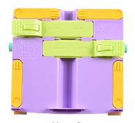 Student Book Shelf Folding Book Easel Multi-functional Reading Tool Book Holder Reading Stand Textbook Rack Children's Good Post: Purple