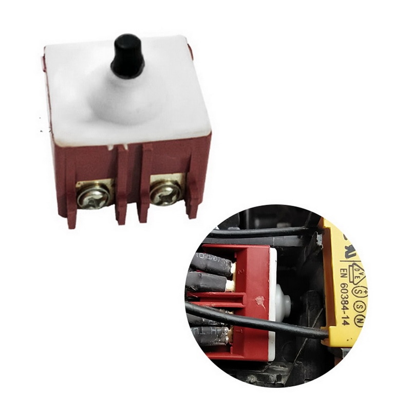 Haakse slijper  fa2-5/2w 250v 5a 125 vac /10a momentary dpst geen schakelaar voor bosch 6-100 gws 6/8-100 s1m-ff03-100a tws 6600: Default Title