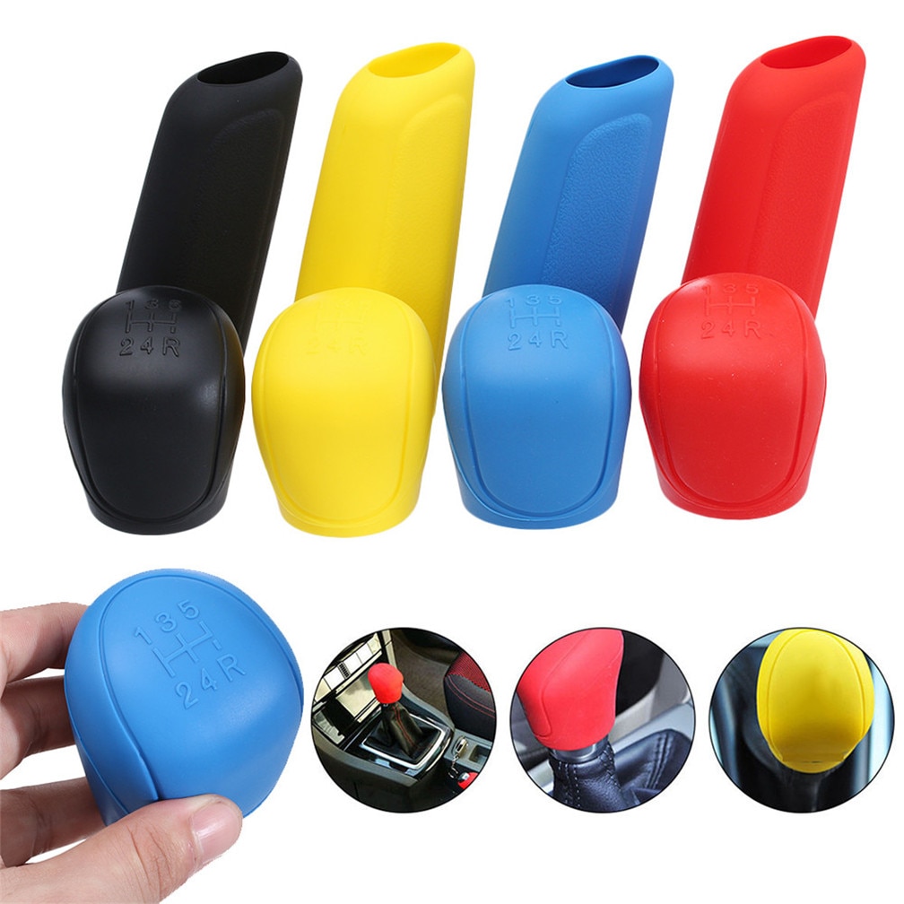Auto gummi Handbremse Schicht Schaltknauf Abdeckung für Volvo S80 Immobilien Sie T6 C70 V50 S40 C30 Lexus LC CT ist250C KIA Kue K5 Stärke5 Pop