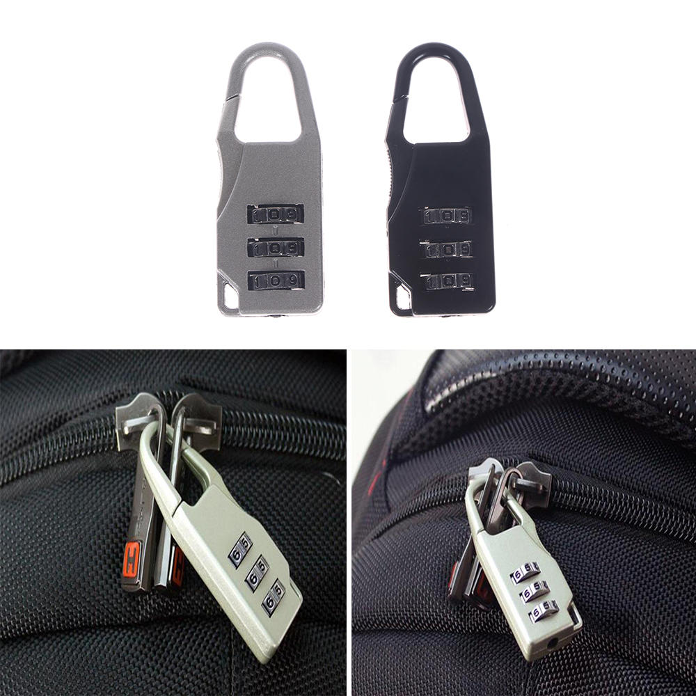 3 Digit Dial Combination Code Number Lock Padlock Safety Travel Security Lock For Luggage Backpack Suitcase Drawer Durable Locks