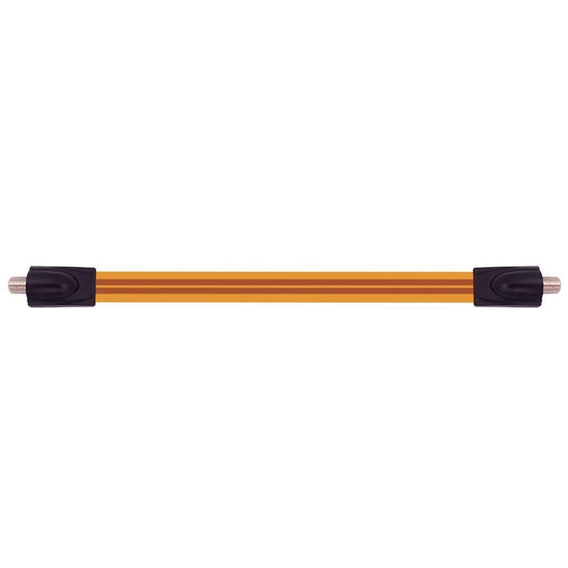 -Ghost Flat Wire, RG6 Extreme Slim Coaxial Cable Flat for Window and Door (2 Pack)
