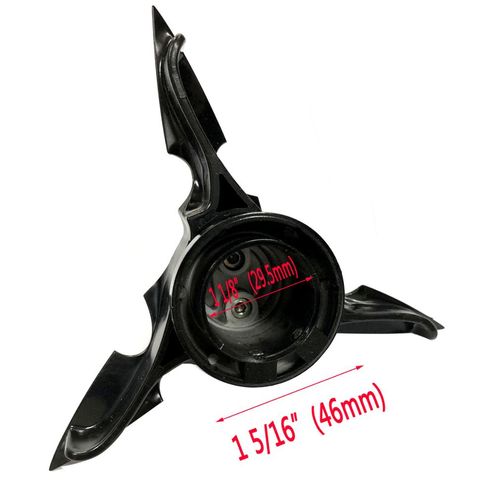 Black Spun Blade Spinning Axle Caps For Harley Sporster Touring Street Glide Road King Models