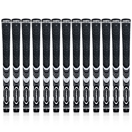 8x Multi Samengestelde Midsize Golf Club Grips 10 Kleuren Champkey MCS Golf Grips: Black Midsize
