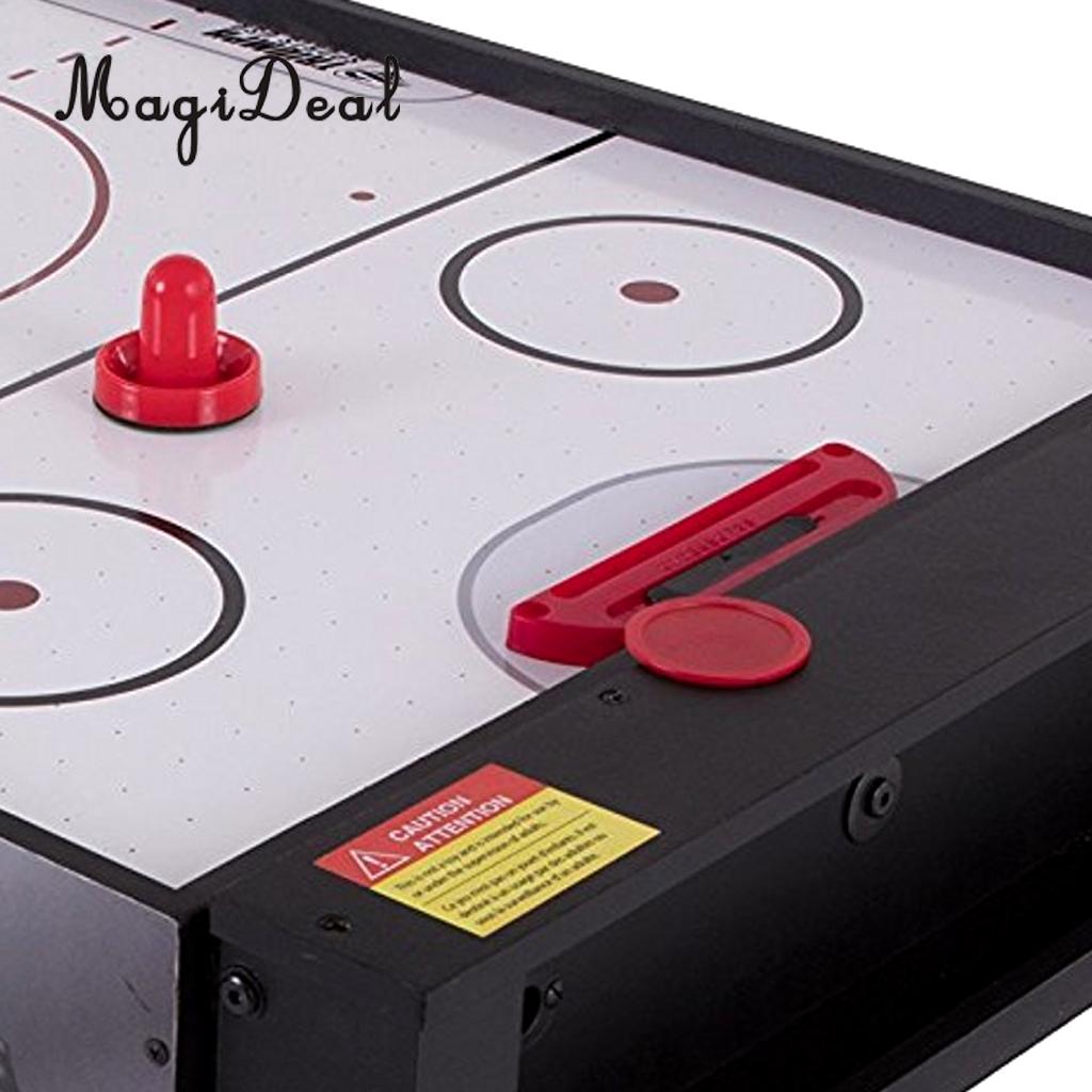 MagiDeal-2 piezas 2 en 1, accesorios de mesa de Hockey aéreo, tope de bola para puerta de portería, contadores de puntuación, marcador rojo