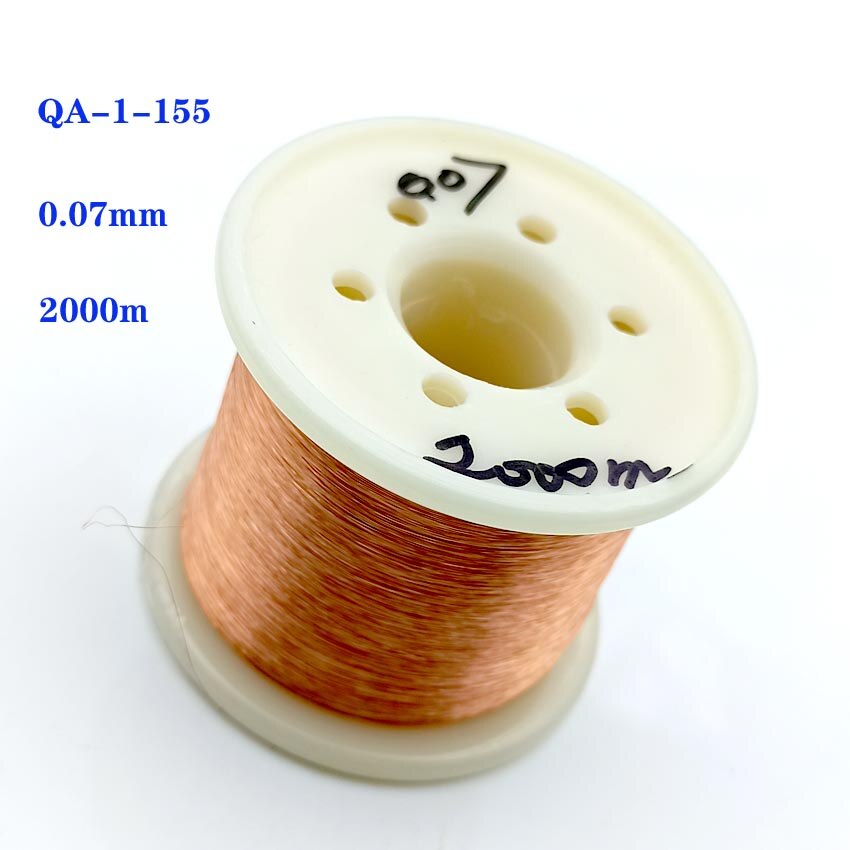 0.05mm 0.06mm 2000m Copper Wire Polyurethane Enameled Wire Qa-1-155 0.05 Mm X 2000 Meters/pc 0.06 Mm X 2000 Meters/pc: 0.07mm