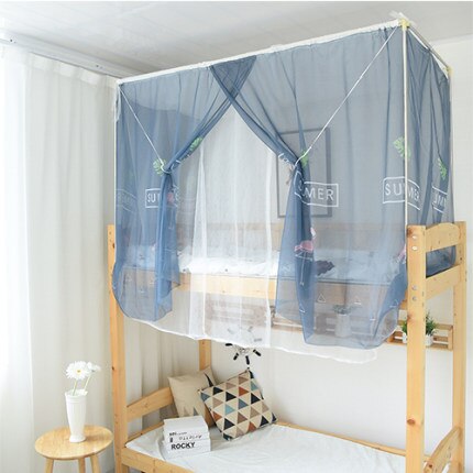 1.9X1X1X1.4 Double-Layer Klamboe Studentenflat Translucent Anti-Muggen Slaapkamer Stapelbed bedden Insect Netto: 1