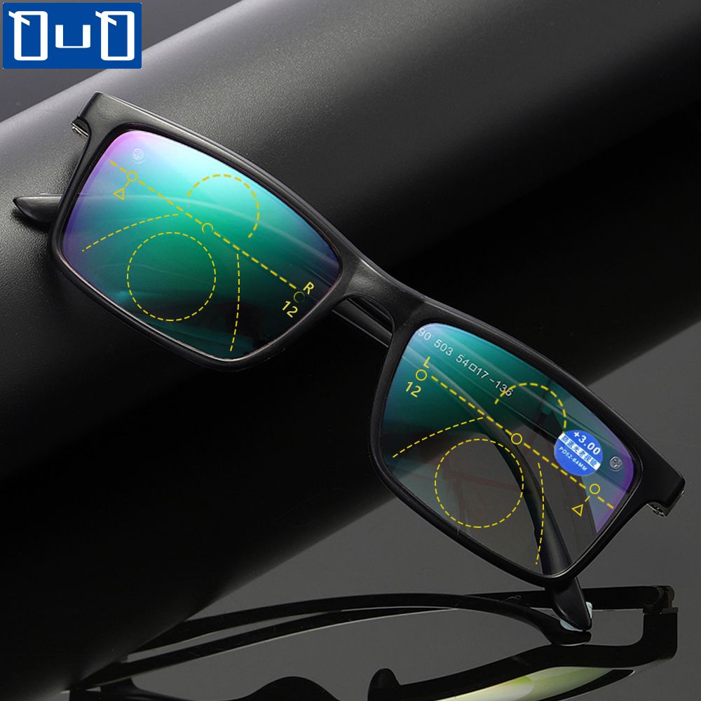 Progressieve Multifocale Leesbril Anti Blauw Licht Presbyopie Brillen Buurt Ver Sight Bril Verziendheid Dioptrie Eyewear