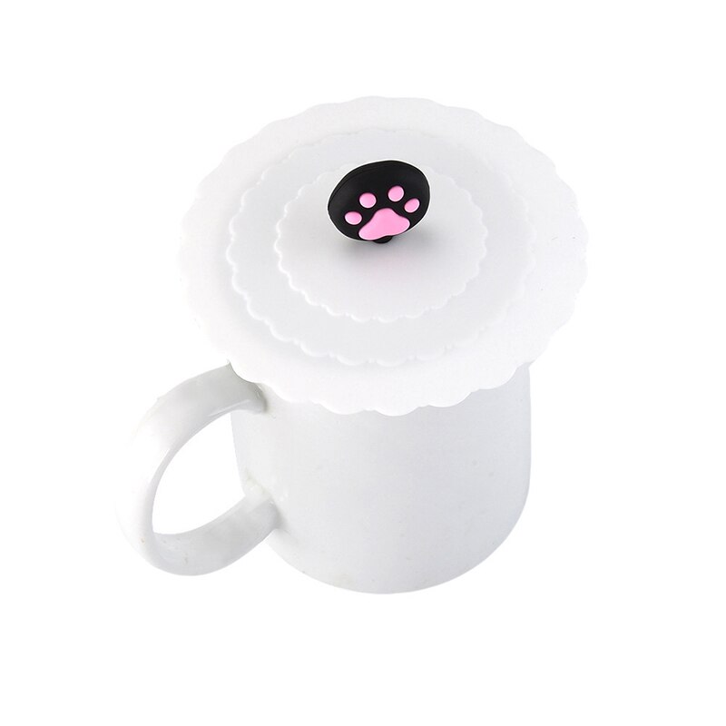 Couvercle de tasse en Silicone | En dentelle à motif de tasse, couvercle de bouteille, accessoires de cuisine pour le bureau à domicile, couvercles de tasses portables, perle offre spéciale 1 pièce: 9