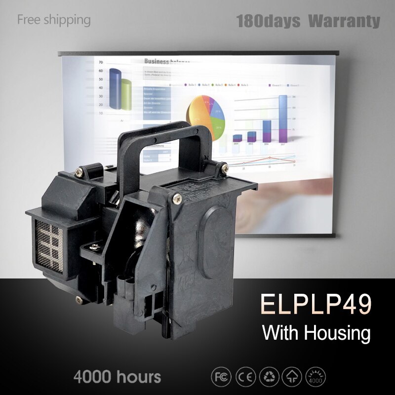 Projector Lamp V13H010L49 ELPLP49 For Epson EH-TW2800 TW2900 TW3000 TW3200 TW3500 TW3600 TW3800 TW4000 TW4400 HC8700UB HC8500UB