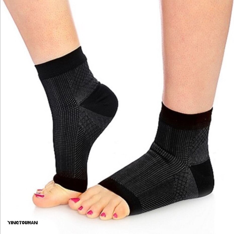 Yingtouman 2 Stks/partij Druk Enkel Sokken Sport Enkelbrace Veiligheid Enkel Ondersteuning Badminton Basketbal Enkels Pads