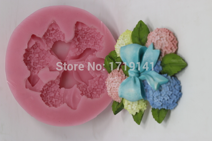 DIY 3d silicon fondant bloem mallen voor cake decorating