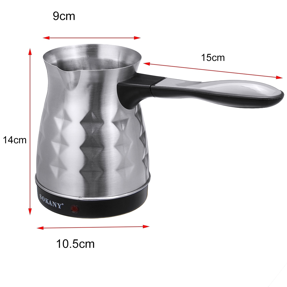 500ml Coffee Maker Stainless Steel Portable Electric Coffee Pot Fast Heat Resistant Coffee Machine Boiled Milk Coffee Kettle