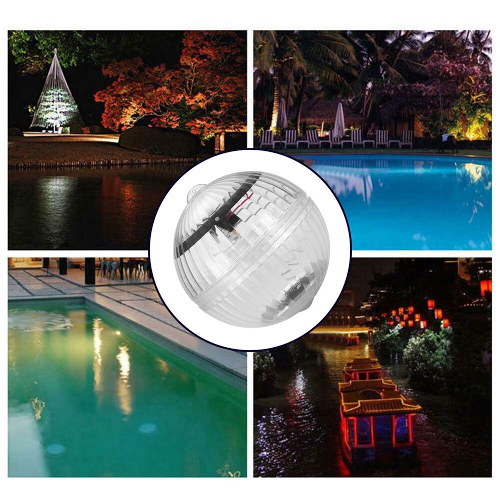 Outdoor Floating Ball Lamp Solar Swimming Pool Party Garden Decor Lights Solar Led Light Outdoor Water Drift Lamp