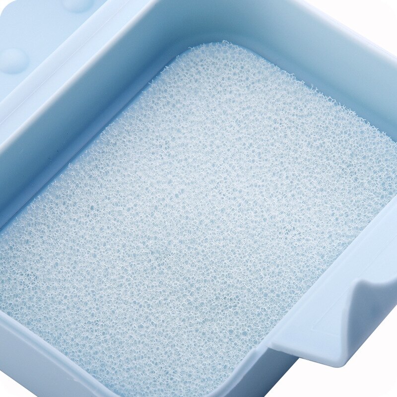 Reise bærbar såpeboks med lokk baderom forseglet vanntett støvtett såpeholderbeholder med absorberende såpeskål