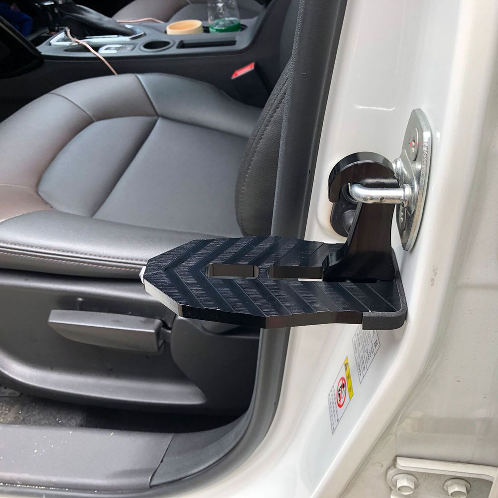 Car Accessories Foldable Auxiliary Pedal Roof Pedal Foldable Car Vehicle Folding Stepping Ladder Foot Pegs Easy Access